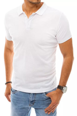 Koszulka polo męska biała Dstreet PX0352