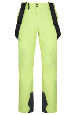 Męskie spodnie narciarskie softshell Kilpi RHEA-M jasnozielone