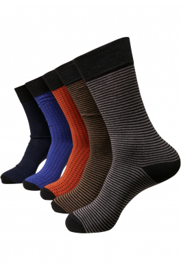 Stripes and Dots Socks 5-Pack multicolor
