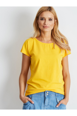 Ciemnożółty t-shirt Circle