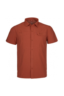 Męska koszula outdoorowa Kilpi BOMBAY-M ciemnoczerwona
