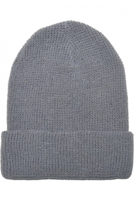 Recycled Yarn Waffle Knit Beanie grey