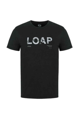 Loap T-shirt męski ALARIC czarno/szary