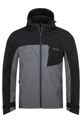Męska kurtka softshell Kilpi RAVIO-M ciemnoszara