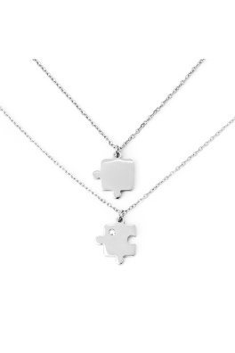 Srebrna zawieszka puzzle VUCH