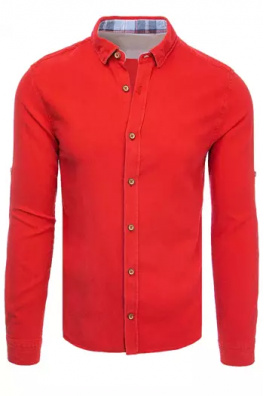 Koszula męska czerwona Dstreet DX2266