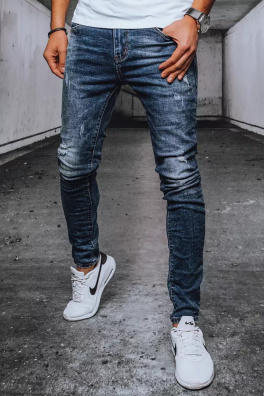 Spodnie męskie jeansowe niebieskie Dstreet UX3613