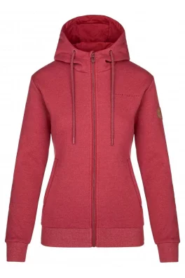 Bluza damska Kilpi LEINES-W ciemnoczerwona