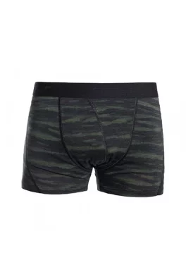 SENSOR MERINO IMPRESS pánské trenky černá/batik velikost S