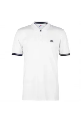 Lonsdale Jersey Polo Shirt Mens
