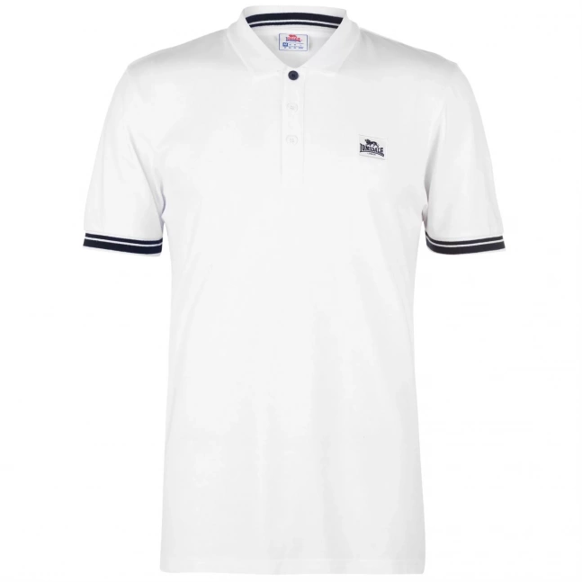 Lonsdale Jersey Polo Shirt Mens