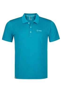 Męska koszulka polo Kilpi COLLAR-M turkusowa
