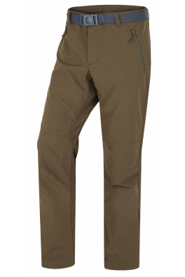 Męskie spodnie outdoorowe HUSKY Koby M ciemne. Khaki