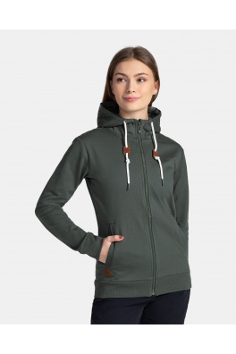 Bluza damska Kilpi BERY-W Ciemnozielona