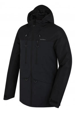 Męska ocieplana zimowa kurtka Nebet M czarna