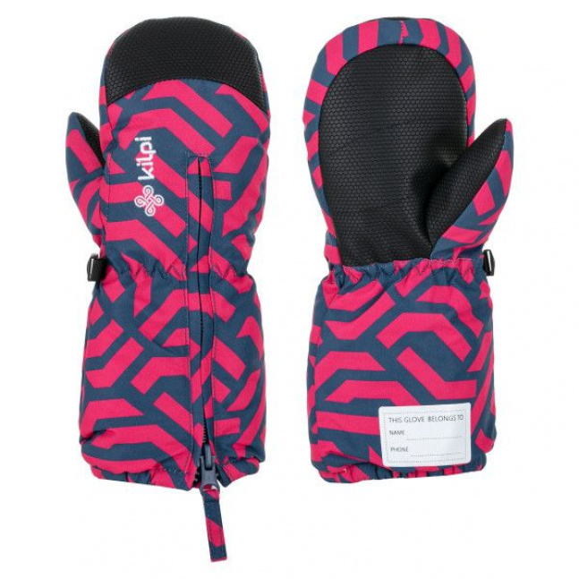 Dziecięce rękawiczki narciarskie Kilpi PALMER-J różowe