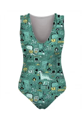 Swimsuit Communication Dinosaurs