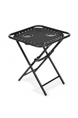 Outdoorový skládací stolek 46x46 cm ALPINE PRO XOCHE black
