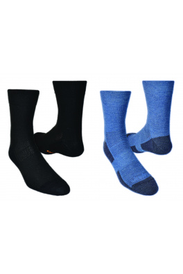 Ponožky LIGHTTREK CMX 2pack černá+modrá