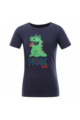 Dětské bavlněné triko nax NAX LIEVRO mood indigo varianta pb