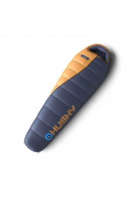 Syntetyczny śpiwór zimowy Enjoy blue/pomarańczowy