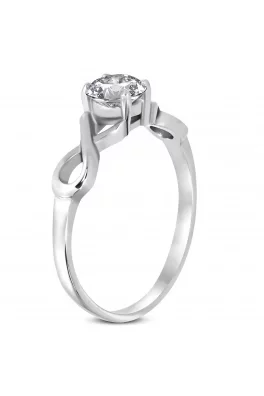 Zásnubní prsten chirurgická ocel infinity 