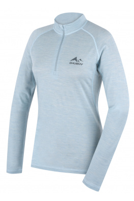 Bielizna termoaktywna Merino HUSKY Merow Zip L wyblakła mięta