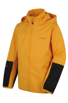 Dziecięca kurtka softshell Sonny K w kolorze żółtym