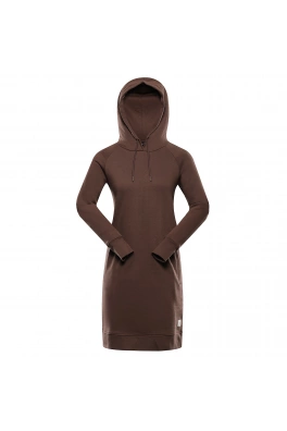 Dámské mikinové šaty ALPINE PRO OLEBA rain drum