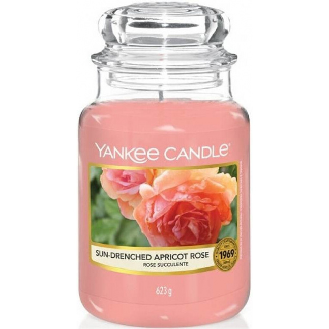 Yankee Candle Large Jar Sun-Drenched Apr-Ros 623g