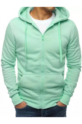 Bluza męska z kapturem miętowa Dstreet BX5231