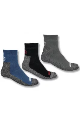 SENSOR PONOŽKY 3-PACK TREKING šedá/černá/modrá velikost 3/5