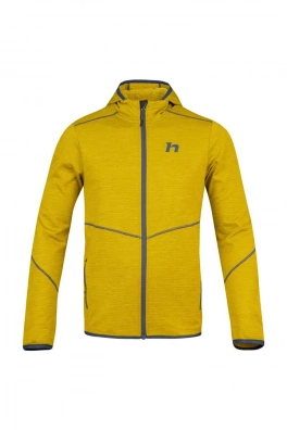 Pánská mikina s kapucí Hannah DAMAR HOODY citronelle mel