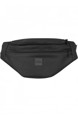 Double-Zip Shoulder Bag blk/blk
