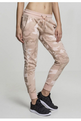 Ladies Camo Terry Pants rose camo