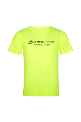 Pánské funkční triko ALPINE PRO RUNN neon safety yellow