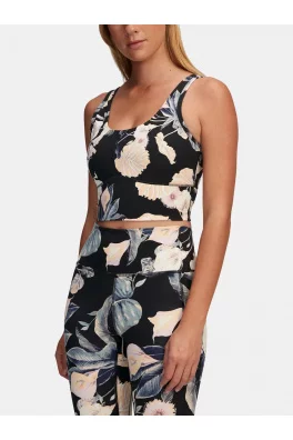 Dámské tílko Under Armour Meridian Fitted CropTankPrnt