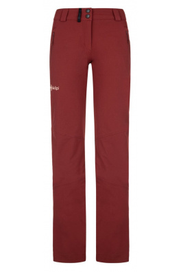 Damskie spodnie outdoorowe Kilpi LAGO-W ciemnoczerwone