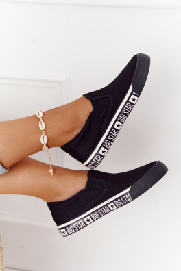 Women's Slip-on Sneakers Big Star HH274012 Black