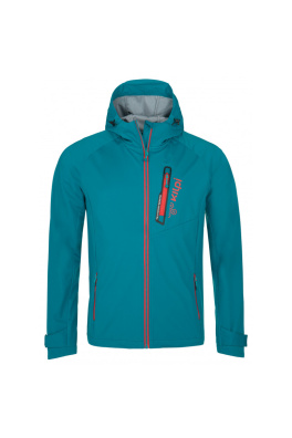 Męska kurtka softshell Kilpi BELTRA-M turkusowa